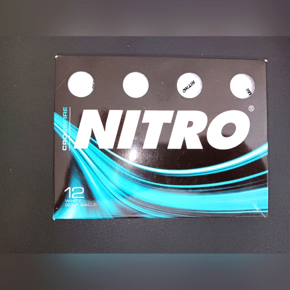 Nitro Golf Balls White Dozen New